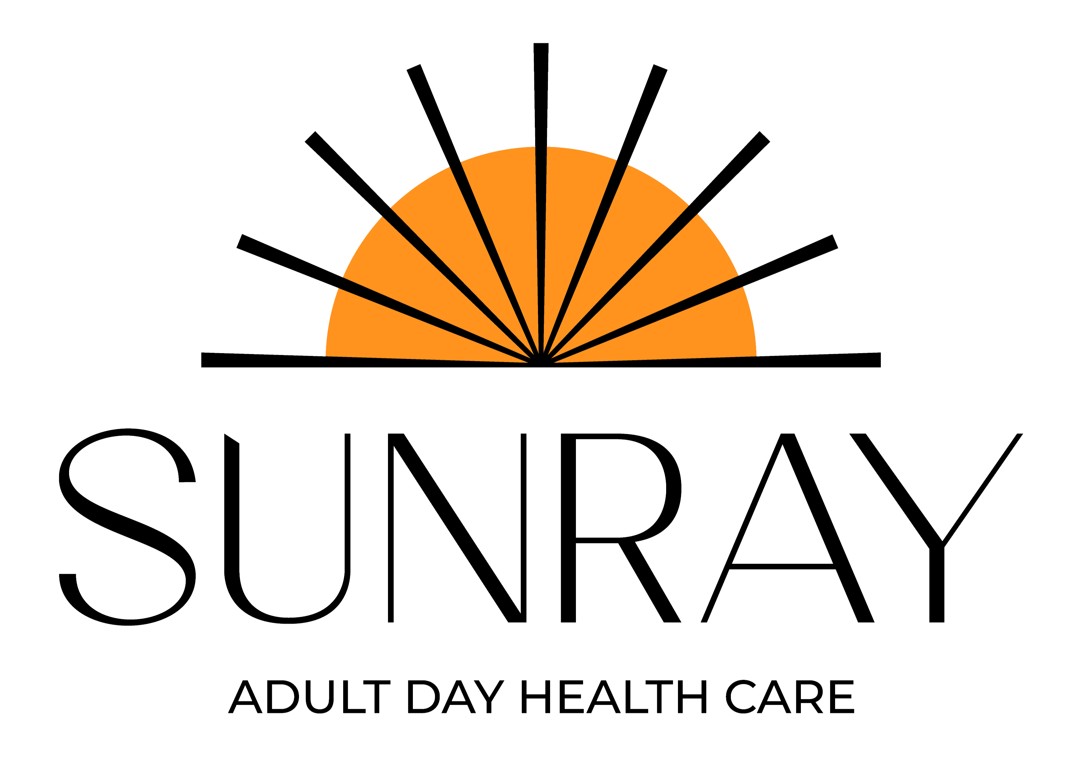 SunrayAHDC Logo emitting sunrays